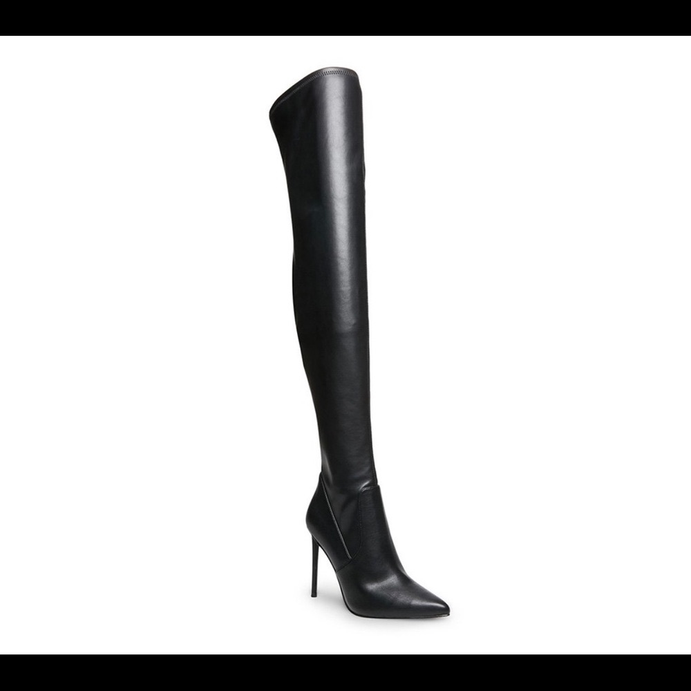 Steve Madden over the knee leather boots